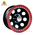 Rodas de Beadlock 15x8 preto fosco para SUV